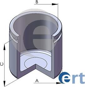 ERT 150266-C - Бутало, спирачен апарат vvparts.bg