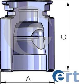 ERT 150766-C - Бутало, спирачен апарат vvparts.bg