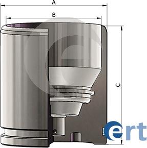 ERT 151431-C - Бутало, спирачен апарат vvparts.bg