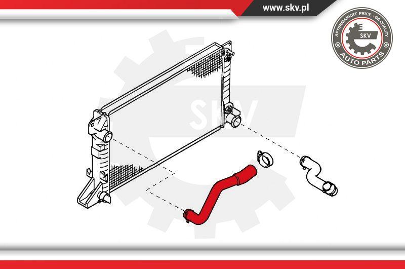 Esen SKV 24SKV334 - Маркуч на радиатора vvparts.bg