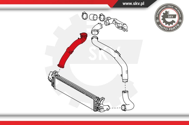 Esen SKV 24SKV209 - Въздуховод за турбината vvparts.bg