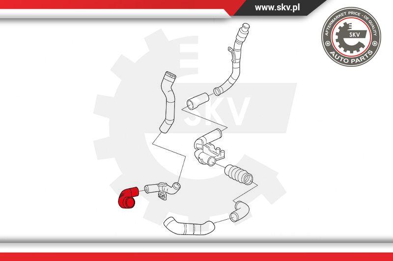 Esen SKV 24SKV747 - Въздуховод за турбината vvparts.bg