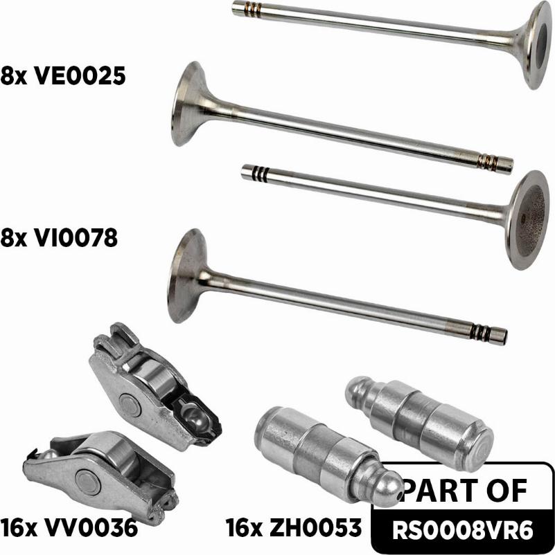 ET Engineteam RS0008VR6 - Комплект ангренажна верига vvparts.bg