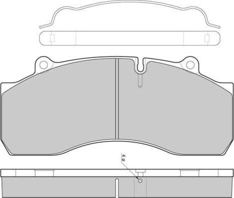 Magneti Marelli 360216200120 - Комплект спирачно феродо, дискови спирачки vvparts.bg