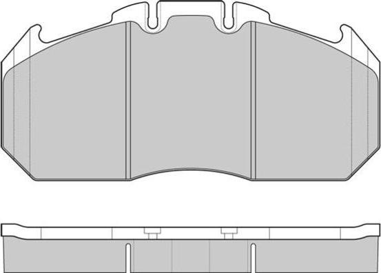 Sampa 960984E3 - Комплект спирачно феродо, дискови спирачки vvparts.bg