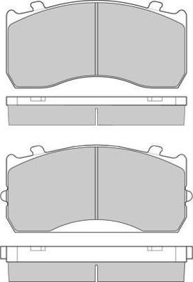 HELLA C1008 - Комплект спирачно феродо, дискови спирачки vvparts.bg