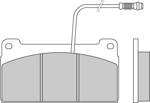 Lucas Electrical GDB971 - Комплект спирачно феродо, дискови спирачки vvparts.bg