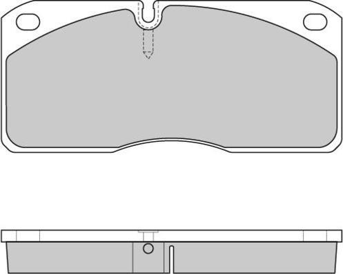 HANSAMOBIL 249666 - Комплект спирачно феродо, дискови спирачки vvparts.bg