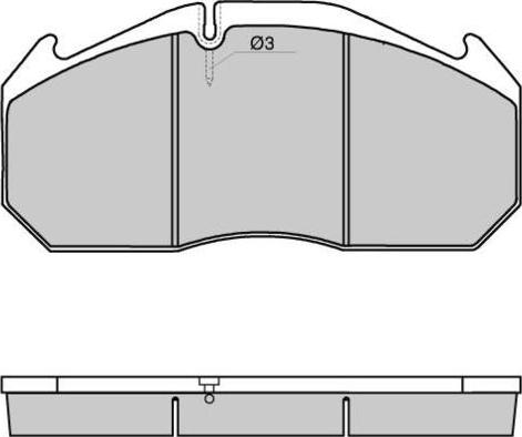 E.T.F. 12-5264 - Комплект спирачно феродо, дискови спирачки vvparts.bg