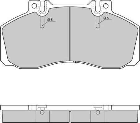 Lucas Diesel GDB5004 - Комплект спирачно феродо, дискови спирачки vvparts.bg