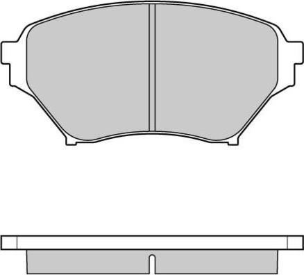 WWA 24297 - Комплект спирачно феродо, дискови спирачки vvparts.bg