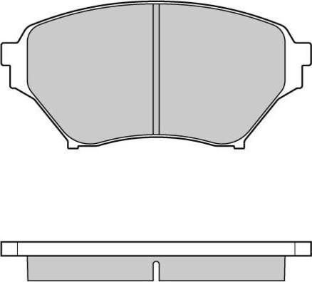 HELLA T1336 - Комплект спирачно феродо, дискови спирачки vvparts.bg