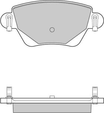 O-Pure DRFD1435 - Комплект спирачно феродо, дискови спирачки vvparts.bg