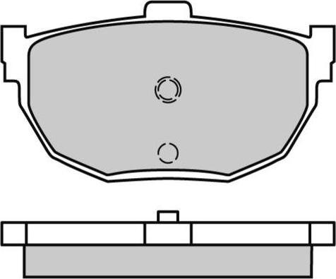 Triscan 414-638 - Комплект спирачно феродо, дискови спирачки vvparts.bg