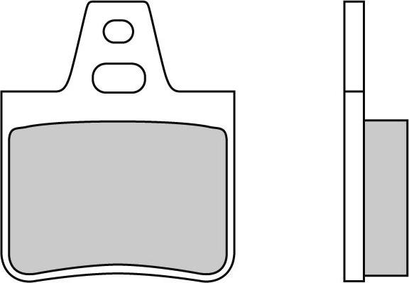 E.T.F. 12-0455 - Комплект спирачно феродо, дискови спирачки vvparts.bg