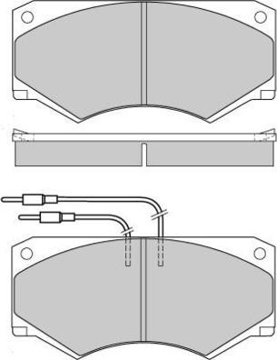 Lucas Electrical GDB389 - Комплект спирачно феродо, дискови спирачки vvparts.bg