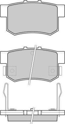 Lemförder 26234 - Комплект спирачно феродо, дискови спирачки vvparts.bg