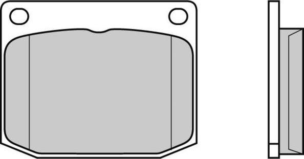 Triscan 8110.604 - Комплект спирачно феродо, дискови спирачки vvparts.bg