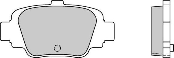 E.T.F. 12-0560 - Комплект спирачно феродо, дискови спирачки vvparts.bg