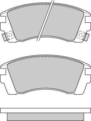 Japanparts J PA-149AF - Комплект спирачно феродо, дискови спирачки vvparts.bg