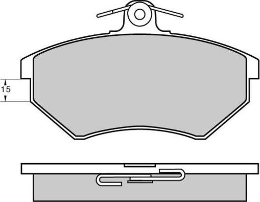 DON GDB652 - Комплект спирачно феродо, дискови спирачки vvparts.bg