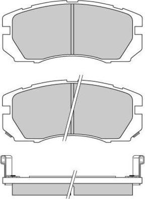 Spidan 31858 - Комплект спирачно феродо, дискови спирачки vvparts.bg