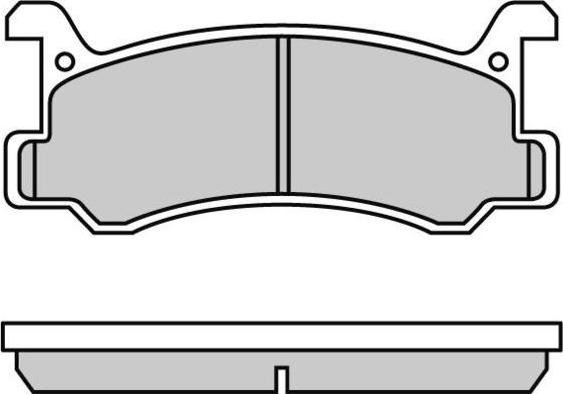 E.T.F. 12-0602 - Комплект спирачно феродо, дискови спирачки vvparts.bg