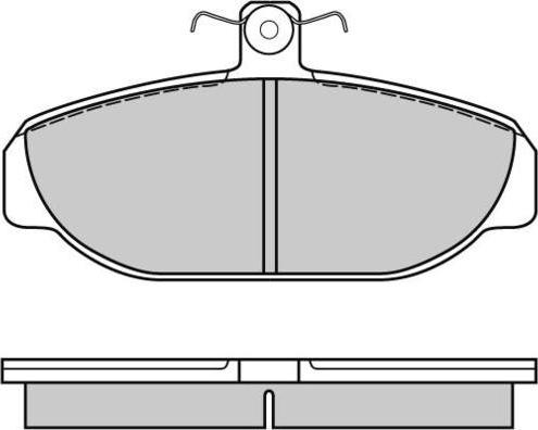 Remsa PCA015601 - Комплект спирачно феродо, дискови спирачки vvparts.bg