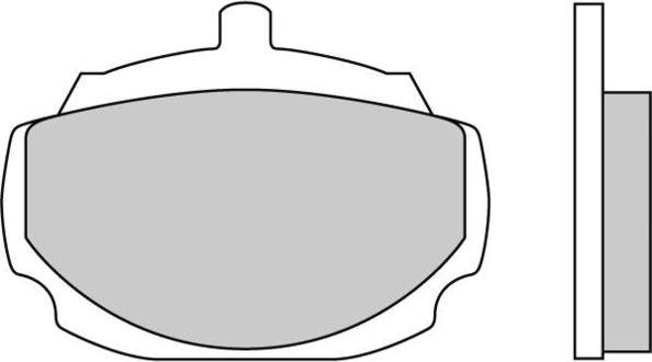 E.T.F. 12-0033 - Комплект спирачно феродо, дискови спирачки vvparts.bg