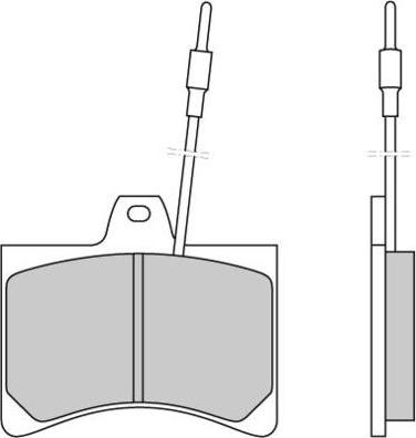 Armstrong DP297 - Комплект спирачно феродо, дискови спирачки vvparts.bg