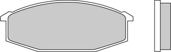 E.T.F. 12-0180 - Комплект спирачно феродо, дискови спирачки vvparts.bg