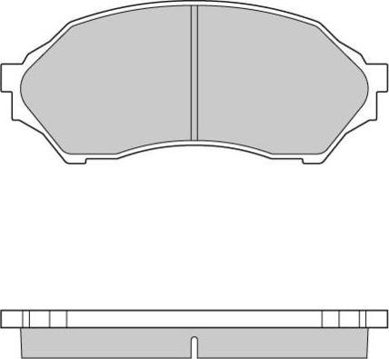 BOSCH 986424610 - Комплект спирачно феродо, дискови спирачки vvparts.bg