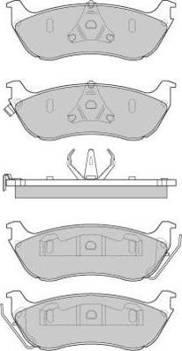 FTE BL1682A2 - Комплект спирачно феродо, дискови спирачки vvparts.bg