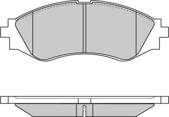 Jurid 572403B - Комплект спирачно феродо, дискови спирачки vvparts.bg