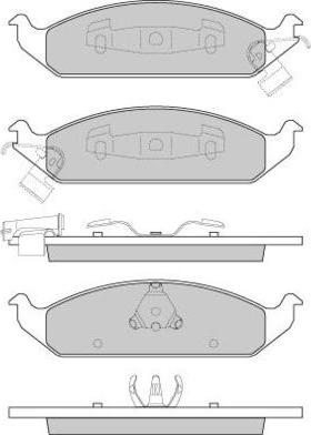 Valeo 670904 - Комплект спирачно феродо, дискови спирачки vvparts.bg