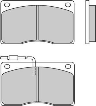 Magneti Marelli 363702160850 - Комплект спирачно феродо, дискови спирачки vvparts.bg