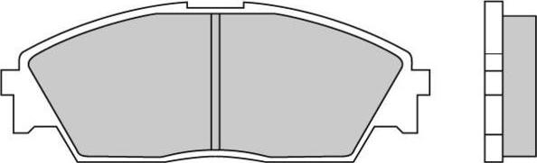 E.T.F. 12-0350 - Комплект спирачно феродо, дискови спирачки vvparts.bg