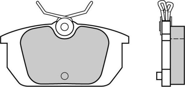 E.T.F. 12-0313 - Комплект спирачно феродо, дискови спирачки vvparts.bg