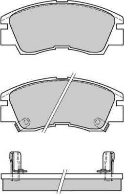 OEMparts 45022SE0911 - Комплект спирачно феродо, дискови спирачки vvparts.bg