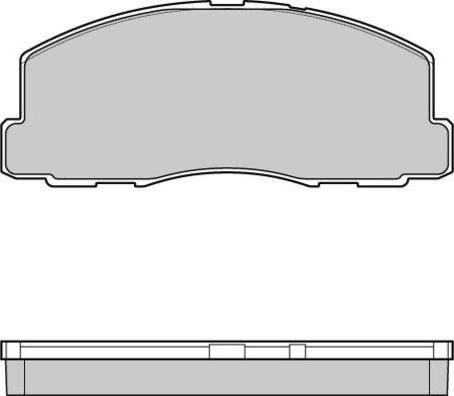 Stark SKBP-0011601 - Комплект спирачно феродо, дискови спирачки vvparts.bg