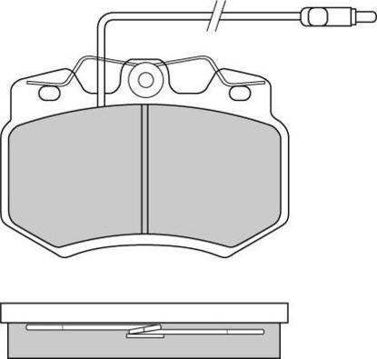 PBR DB1162 - Комплект спирачно феродо, дискови спирачки vvparts.bg