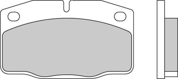 E.T.F. 12-0271 - Комплект спирачно феродо, дискови спирачки vvparts.bg