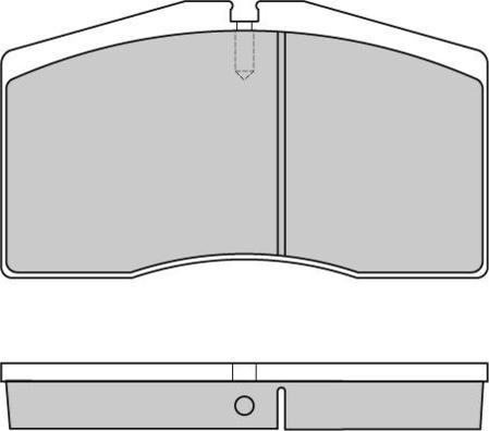 Lemförder 26372 - Комплект спирачно феродо, дискови спирачки vvparts.bg