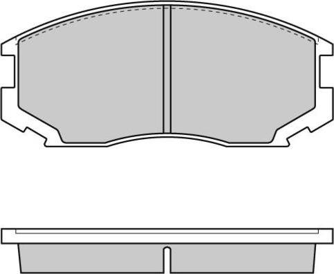 Icer 180875-396 - Комплект спирачно феродо, дискови спирачки vvparts.bg
