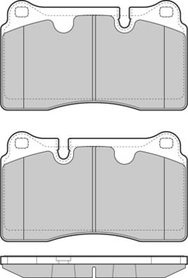 Valeo 302423 - Комплект спирачно феродо, дискови спирачки vvparts.bg