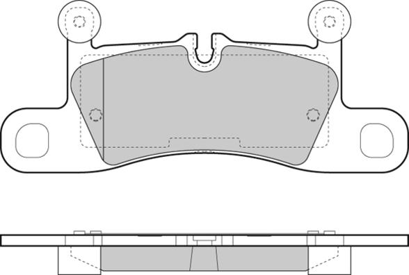 Lucas Electrical GDB1875 - Комплект спирачно феродо, дискови спирачки vvparts.bg