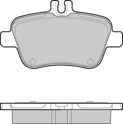 INTERBRAKE DP41851 - Комплект спирачно феродо, дискови спирачки vvparts.bg