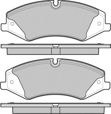 Herth+Buss Jakoparts J3600508 - Комплект спирачно феродо, дискови спирачки vvparts.bg