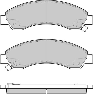 Pemebla JAPPA-006AF - Комплект спирачно феродо, дискови спирачки vvparts.bg