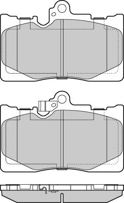 HELLA 8DB 355 034-281 - Комплект спирачно феродо, дискови спирачки vvparts.bg